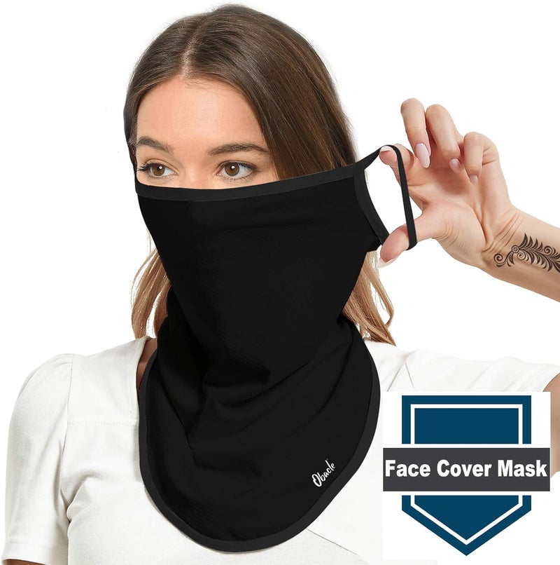 Obacle Bandana Face Mask with Ear Loops Neck Gaiter Face Mask Scarf Face Cover for Men Women - Image 4